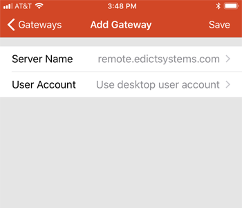 Remote Desktop Add Gateway